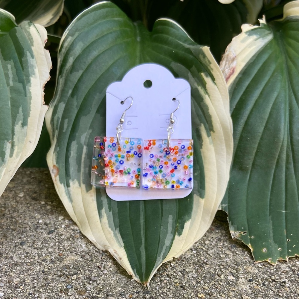 Handmade Resin Earrings